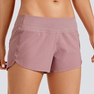 Crz Yoga low rise shorts size medium color pink
